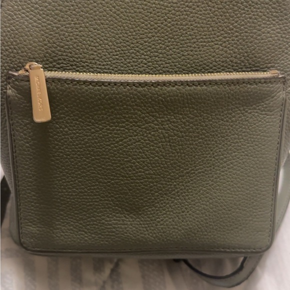 Michael Kors Sage Green Leather Backpack - Picture 1 of 3